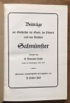 Fuchs, Beiträge zur Geschichte der Stadt,